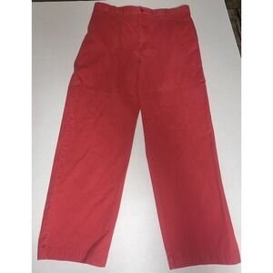 Chaps Red Chino Pants. Size 36 x 32